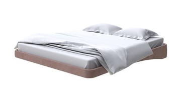 Парящая кровать 160х200, Велюр (Ultra Горячий шоколад) в Петропавловске-Камчатском