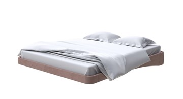 Парящая кровать 2-спальная 180х200, Велюр (Ultra Горячий шоколад) в Петропавловске-Камчатском