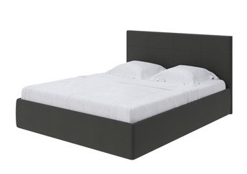Двуспальная кровать с механизмом Alba 180х200, Велюр (Forest 520 Темно-серый) в Петропавловске-Камчатском
