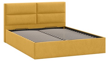 Кровать с механизмом 2-спальная Глосс Тип 1 (Микровелюр Wellmart Yellow) в Петропавловске-Камчатском - предосмотр 2