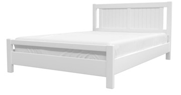 Полутороспальная кровать Ванесса из массива сосны (Белый Античный) 140х200 в Петропавловске-Камчатском
