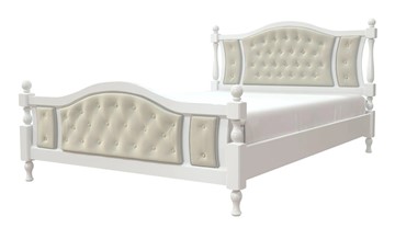 Полутороспальная кровать Жасмин (Белый античный) 140х200 в Петропавловске-Камчатском