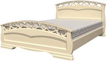 Спальная кровать Грация-1 (слоновая кость) 120х200 в Петропавловске-Камчатском