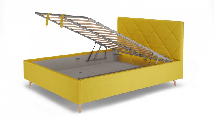 Спальная кровать Kim 1400х1900 с подъёмным механизмом в Петропавловске-Камчатском - изображение 4