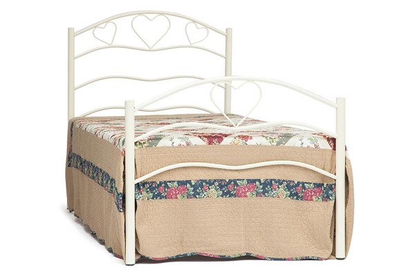 Кровать ROXIE 90*200 см (Single bed), белый (White) в Петропавловске-Камчатском - изображение