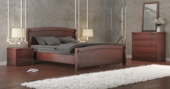 Двуспальная кровать Магнат 160*200 с основанием в Петропавловске-Камчатском - изображение