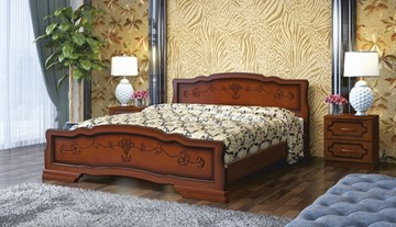 Кровать в спальню Карина-6 (Орех) 180х200 в Петропавловске-Камчатском