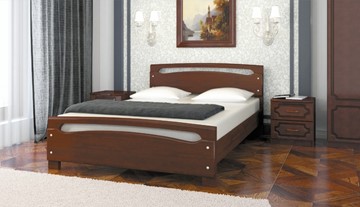 Кровать в спальню Камелия-2 (Орех) 160х200 в Петропавловске-Камчатском