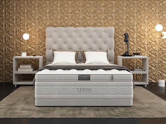 Кровать 2-спальная Cloud Compact/Basement 180х200, Флок (Велсофт Серый) в Петропавловске-Камчатском - изображение
