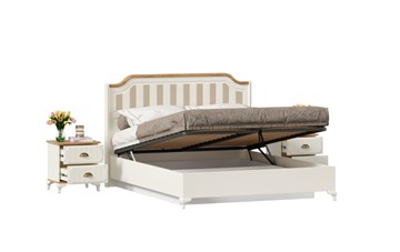 Спальный гарнитур Вилладжио, набор 3 (кровать 1600 с механизмом) в Петропавловске-Камчатском - предосмотр 1