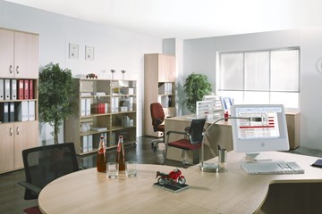 Офисный комплект мебели Формула (вяз светлый) в Петропавловске-Камчатском - предосмотр 6