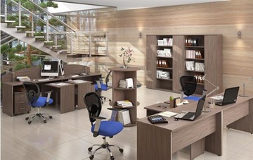 Набор мебели в офис IMAGO книжные шкафы, 4 рабочих места в Петропавловске-Камчатском - предосмотр
