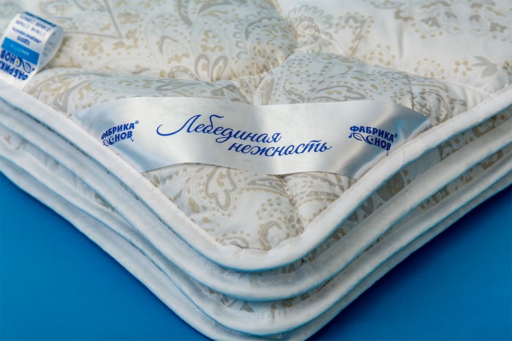 Одеяло всесезонное полутороспальное Лебединая нежность в Петропавловске-Камчатском - изображение 1