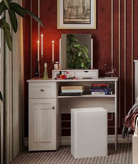 Столик туалетный Sherlock 53, Ясень Анкор светлый в Петропавловске-Камчатском - изображение 1
