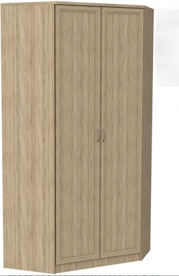 Шкаф 403 несимметричный, цвет Дуб Сонома в Петропавловске-Камчатском - изображение