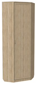 Шкаф 402 угловой со штангой, цвет Дуб Сонома в Петропавловске-Камчатском - предосмотр