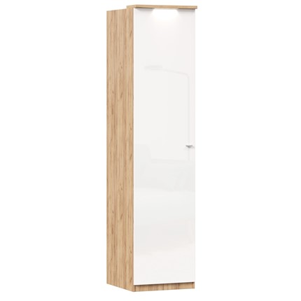 Шкаф одностворчатый Фиджи ЛД 659.224, белый в Петропавловске-Камчатском - изображение