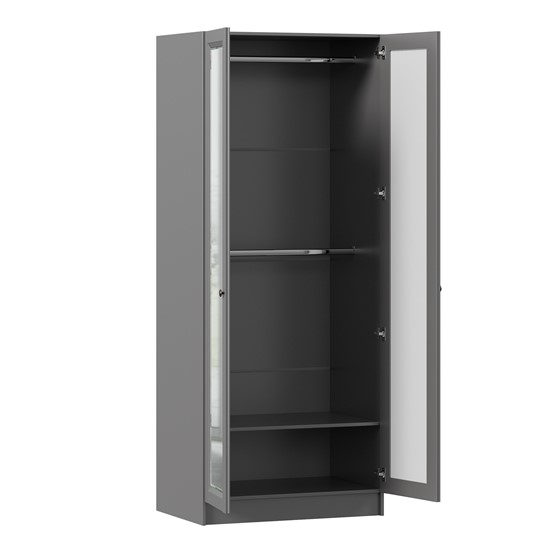 Шкаф с 2 дверьми  Амели (Оникс Серый) ЛД 642.840 в Петропавловске-Камчатском - изображение 2