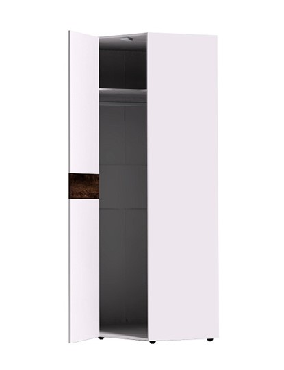 Угловой шкаф Норвуд 156, Белый-Орех шоколадный в Петропавловске-Камчатском - изображение 2