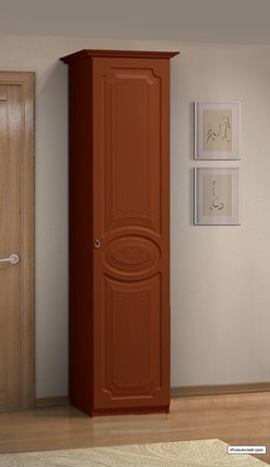 Шкаф-пенал Ивушка-5, цвет Итальянский орех в Петропавловске-Камчатском - изображение