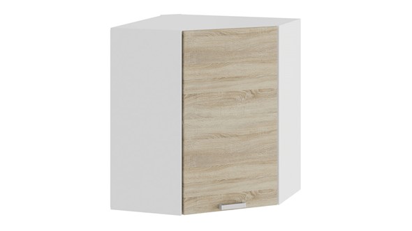 Кухонный шкаф угловой Гранита 1В6У (Белый/Дуб сонома) в Петропавловске-Камчатском - изображение