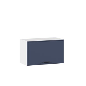 Настенный горизонтальный шкаф 600 Индиго ЛД 298.710.000.119, Белый/Тёмно-синий в Петропавловске-Камчатском