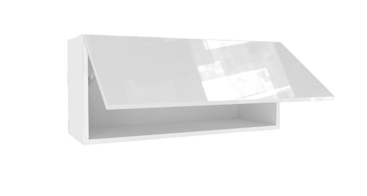 Шкаф на кухню 800 горизонтальный, Шервуд, ЛД 281.750.000.172, белый/белый глянец в Петропавловске-Камчатском - изображение 1