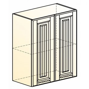 Шкаф навесной Бавария L600 H720 (2 дв. гл.) в Петропавловске-Камчатском