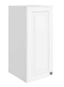 Навесной шкаф Мишель L300 H720 (1 дв. гл.) эмаль (белый/белый) в Петропавловске-Камчатском