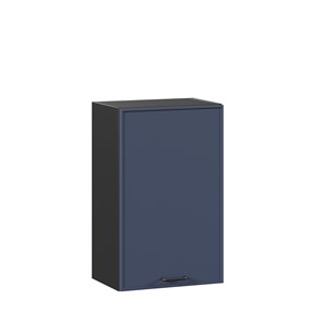 Шкаф настенный 450 Индиго ЛД 298.330.000.145, Чёрный/Тёмно-синий в Петропавловске-Камчатском