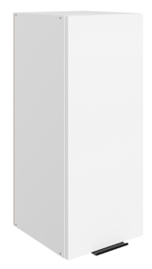 Навесной шкаф Стоун L300 Н720 (1 дв. гл.) (белый/джелато софттач) в Петропавловске-Камчатском