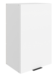 Навесной кухонный шкаф Стоун L450 Н720 (1 дв. гл.) (белый/джелато софттач) в Петропавловске-Камчатском