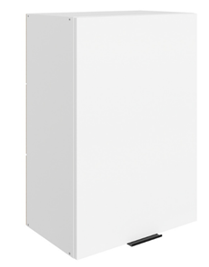 Навесной шкаф Стоун L500 Н720 (1 дв. гл.) (белый/джелато софттач) в Петропавловске-Камчатском