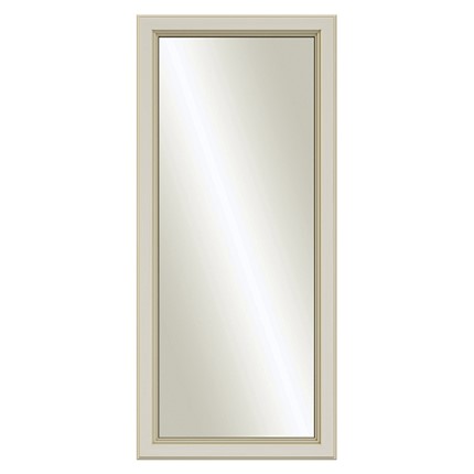 Зеркало навесное Сиена, Бодега белый / патина золото в Петропавловске-Камчатском - изображение