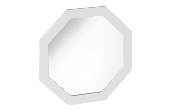 Настенное зеркало Калгари Дуб натуральный светлый/Белый матовый в Петропавловске-Камчатском - изображение