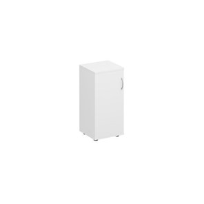 Шкаф для документов низкий узкий закрытый Комфорт КФ, белый премиум (40x38x84) К.508 ДШ в Петропавловске-Камчатском