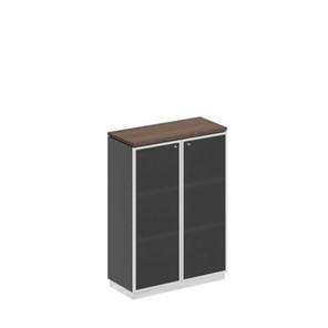Шкаф для документов средний стекло в рамке Speech Cube (90x40x124.6) СИ 319 ДГ АР ХР в Петропавловске-Камчатском