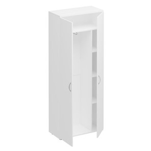 Шкаф для одежды с дополнением Комфорт КФ, белый премиум (80x38x200) К.531 ДШ в Петропавловске-Камчатском