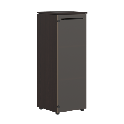 Шкаф колонна MORRIS Дуб Базель/Венге Магия MMC 42.2 (429х423х1188) в Петропавловске-Камчатском - изображение