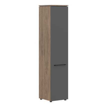 Колонна с  глухой дверью высокая MORRIS TREND Антрацит/Кария Пальмира MHC 42.1 (429х423х1956) в Петропавловске-Камчатском - изображение