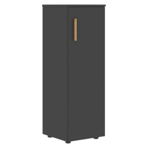 Средний шкаф колонна с правой дверью FORTA Черный Графит  FMC 40.1 (R) (399х404х801) в Петропавловске-Камчатском