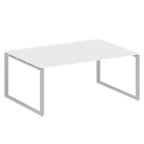 Переговорный стол БО.ПРГ-1.5 (Серый/Белый) в Петропавловске-Камчатском