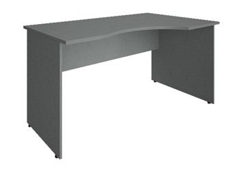 Угловой письменный стол А.СА-2П 1400х900х755 мм. Серый в Петропавловске-Камчатском
