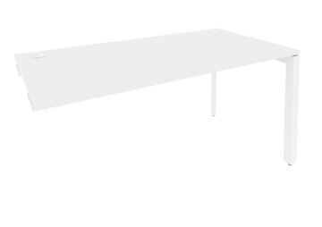 Стол приставной к тумбе O.MP-SPR-4.8 Белый/Белый бриллиант в Петропавловске-Камчатском