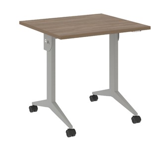 Складной мобильный стол X.M-0.7, Металл серый/Дуб Аризона в Петропавловске-Камчатском