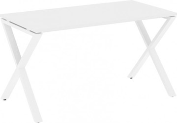 Письменный стол Loft VR.L-SRX-3.7, Белый Бриллиант/Белый металл в Петропавловске-Камчатском