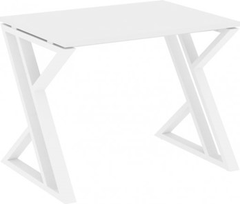 Письменный стол Loft VR.L-SRZ-2.7, Белый Бриллиант/Белый металл в Петропавловске-Камчатском