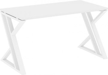 Письменный стол Loft VR.L-SRZ-3.7, Белый Бриллиант/Белый металл в Петропавловске-Камчатском