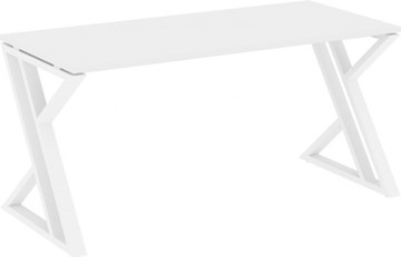 Письменный стол Loft VR.L-SRZ-4.7, Белый Бриллиант/Белый металл в Петропавловске-Камчатском