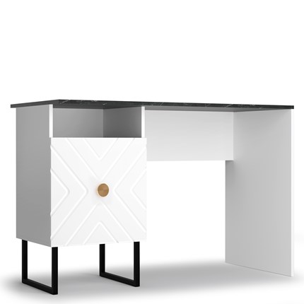 Офисный стол Марсель (Глянец белый) в Петропавловске-Камчатском - изображение